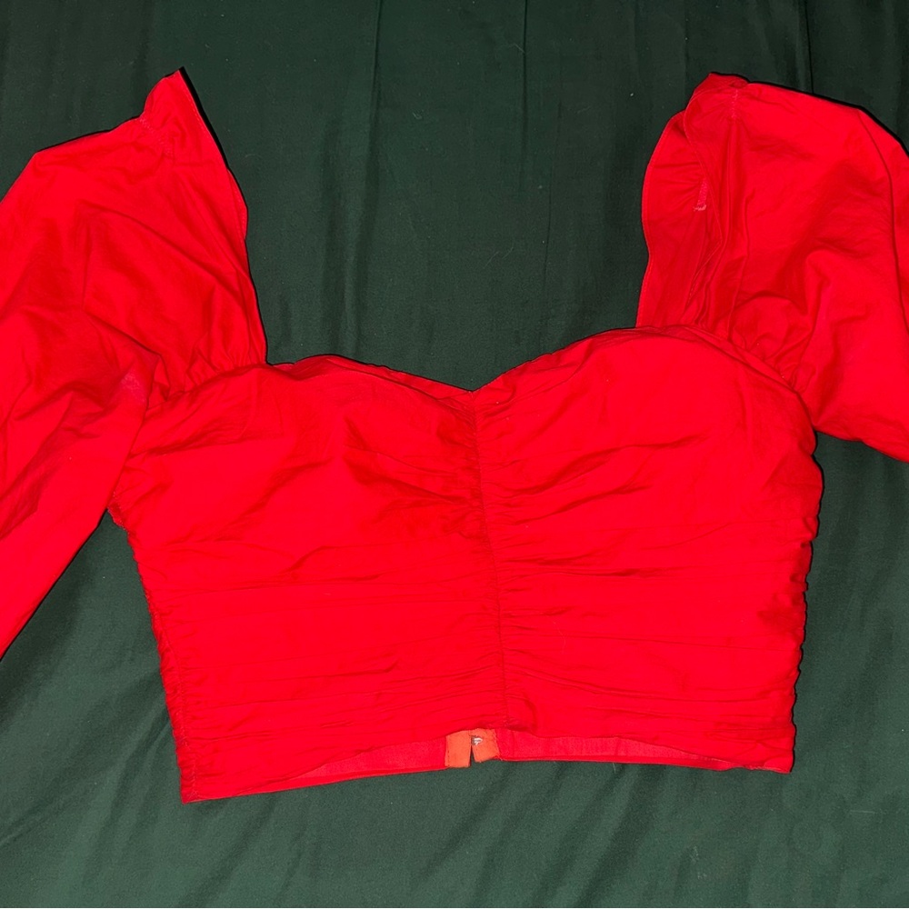 XS Lovers and Friends Red Women's Crop Top